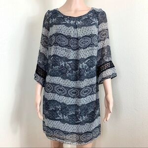 Enfocus Studio Women’s knees Dress Gray Sz 8